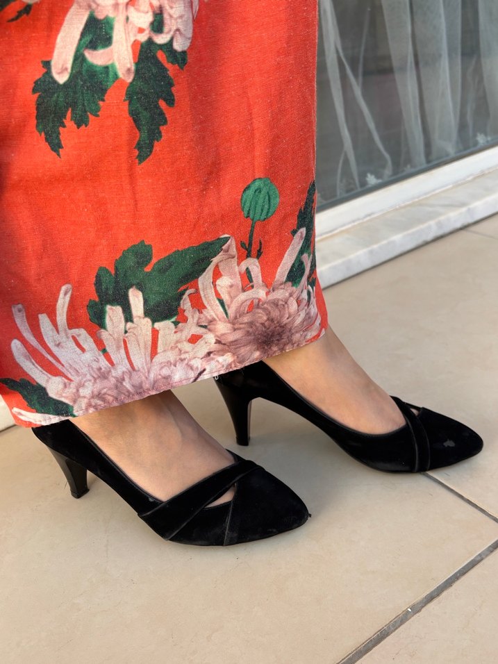 Siyah Kadın Topuklu ayakkabı - Görsel 2