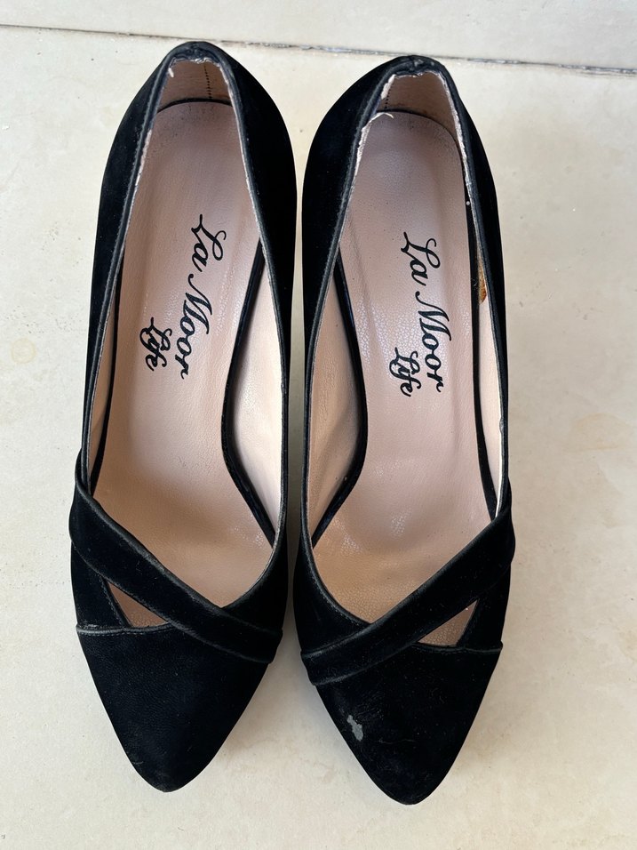 Siyah Kadın Topuklu ayakkabı - Görsel 4