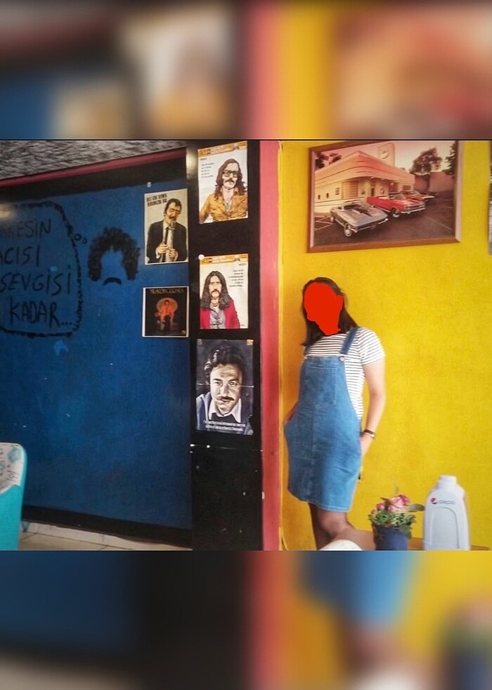 Kadın kot elbise - Görsel 4