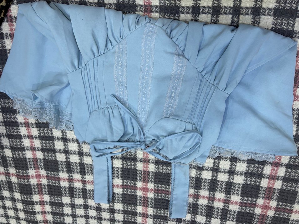 Mavi Askılı elbise - Görsel 2