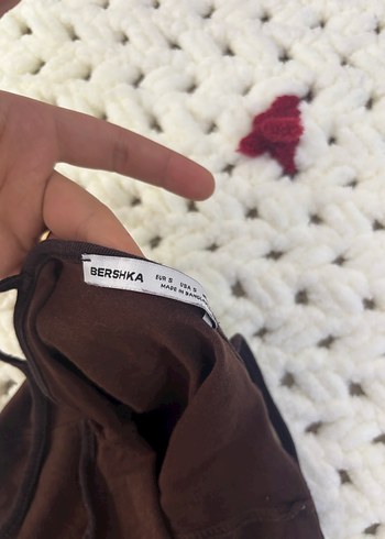 Kahverengi İnce Askılı Kadın Atlet - Görsel 3