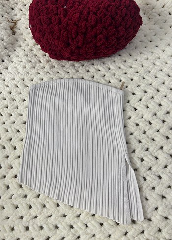 Nakışlı Beyaz Gri Battaniye - Görsel 2