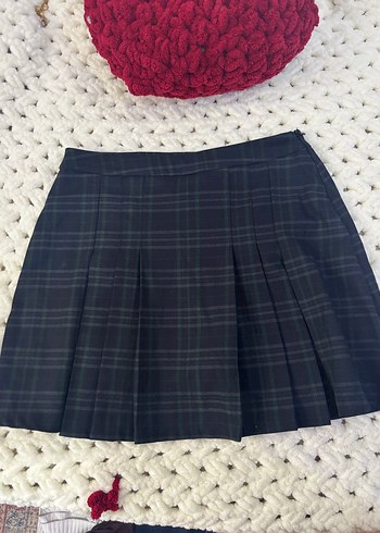 Pileli Midi Etek Kadın - Görsel 2