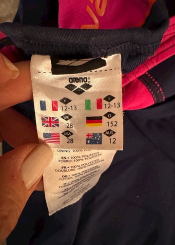 Arena Kız Spor Mayosu, orijinal - Görsel 7