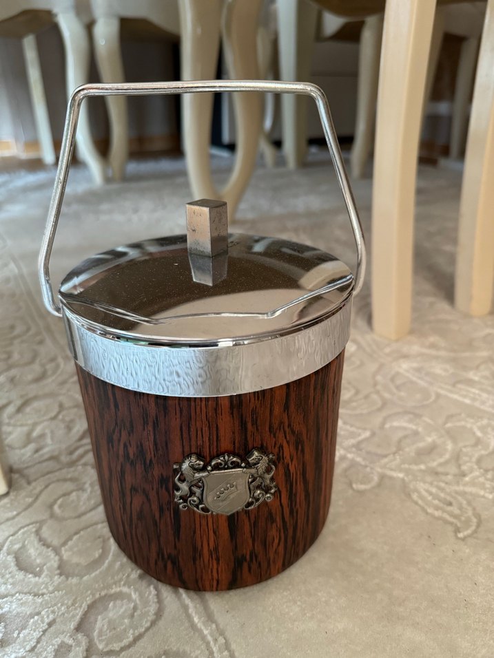 Vintage buzluk şaraplık - Görsel 3