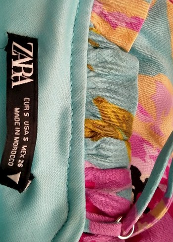 Düğmeli Mor Midi Bohem Elbise - Görsel 5