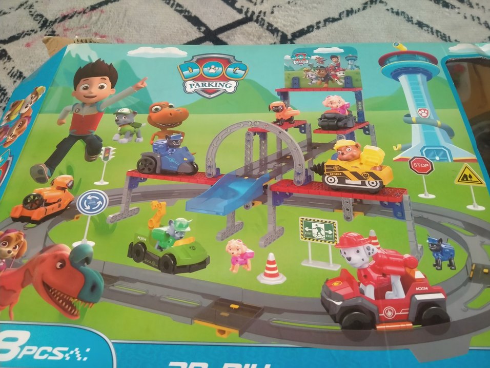 paw petrol .Renkli 3D DIY Park Alanı Oyuncak Seti - Görsel 3