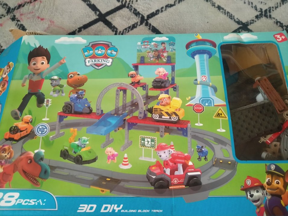 paw petrol .Renkli 3D DIY Park Alanı Oyuncak Seti - Görsel 2