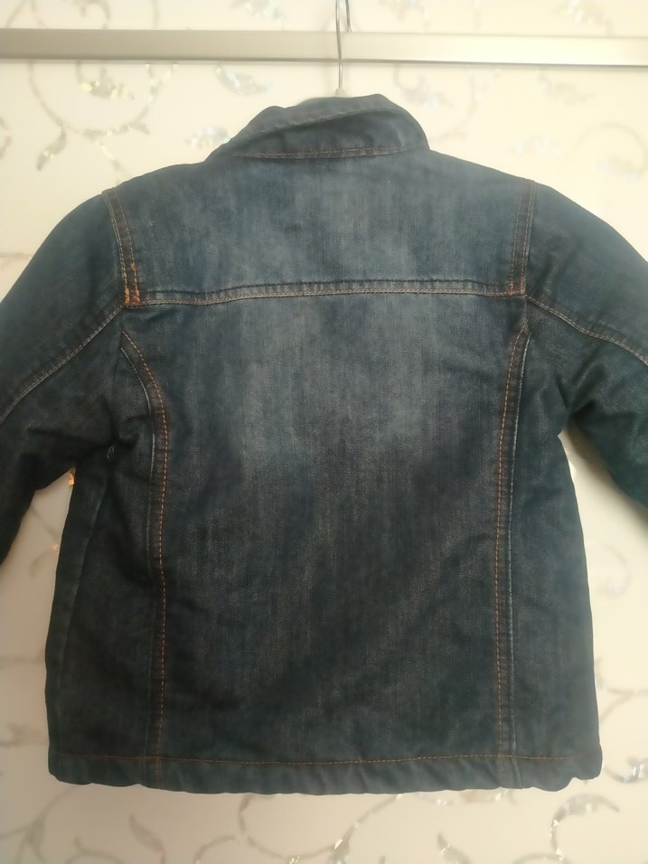 Erkek Çocuk  içi polar Kot Ceket - Görsel 3