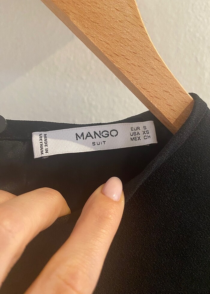 Mango siyah tulum - Görsel 3