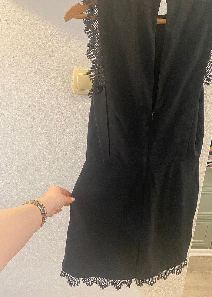 Mango siyah tulum - Görsel 4