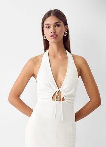 Bershka Bershka halter yaka elbise