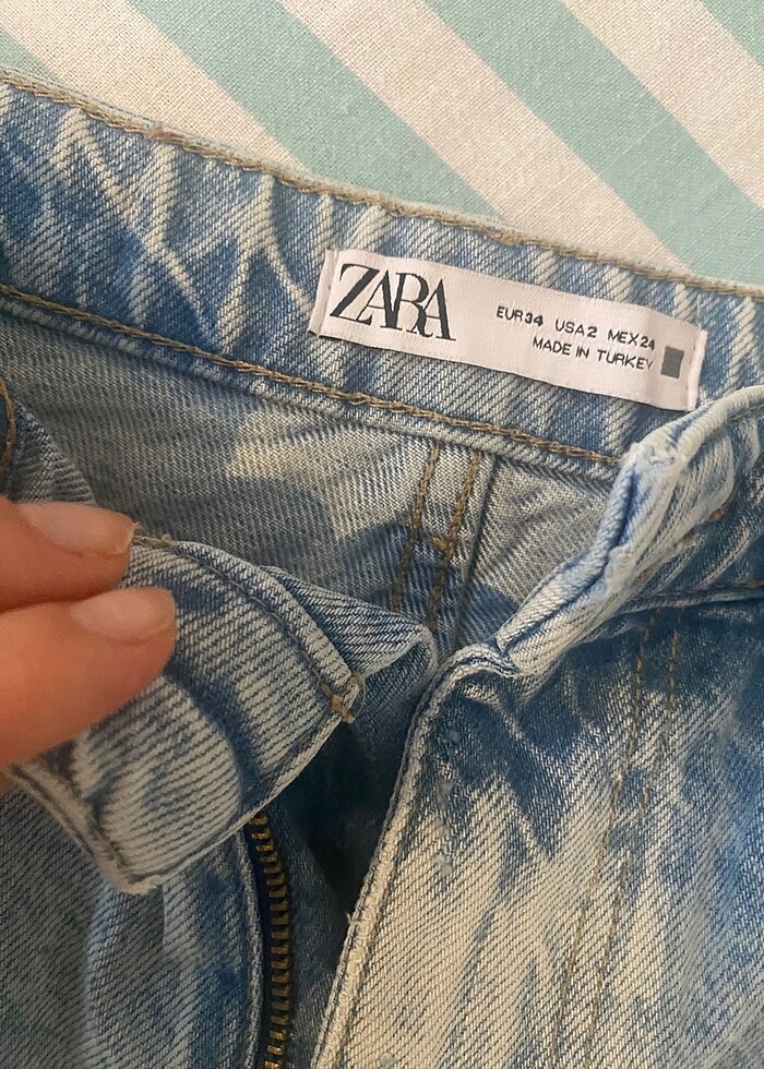 Zara kot şort - Görsel 2