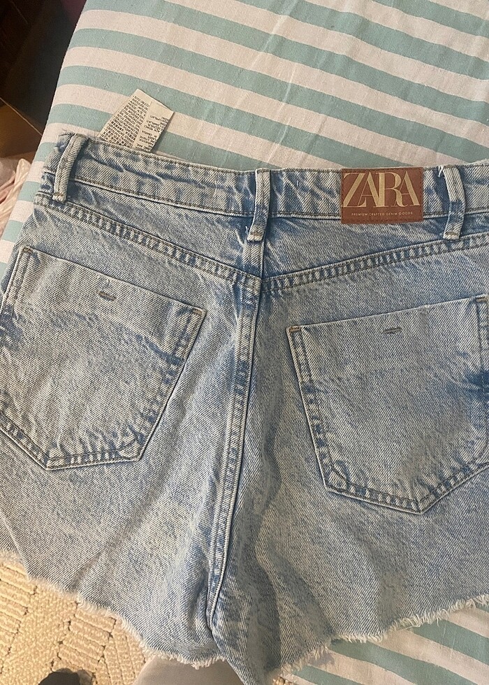 Zara kot şort - Görsel 4