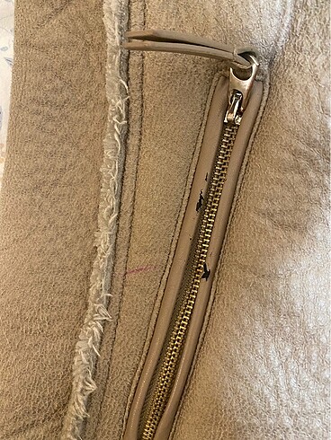 Stradivarius kürklü kaban - Görsel 3