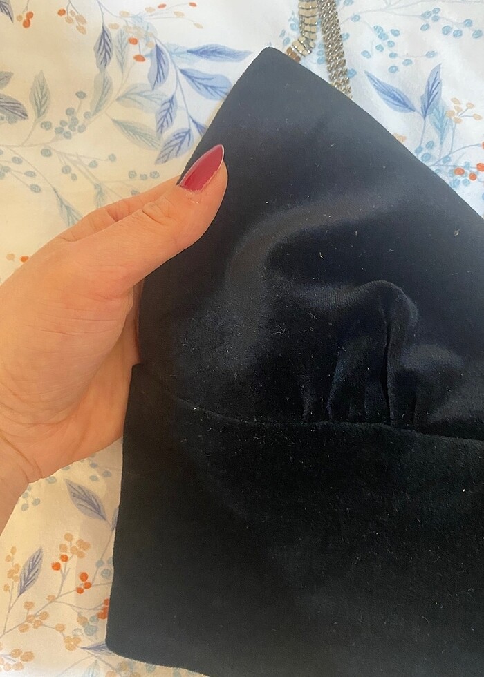 Siyah kadife zara bralet-büstiyer - Görsel 2