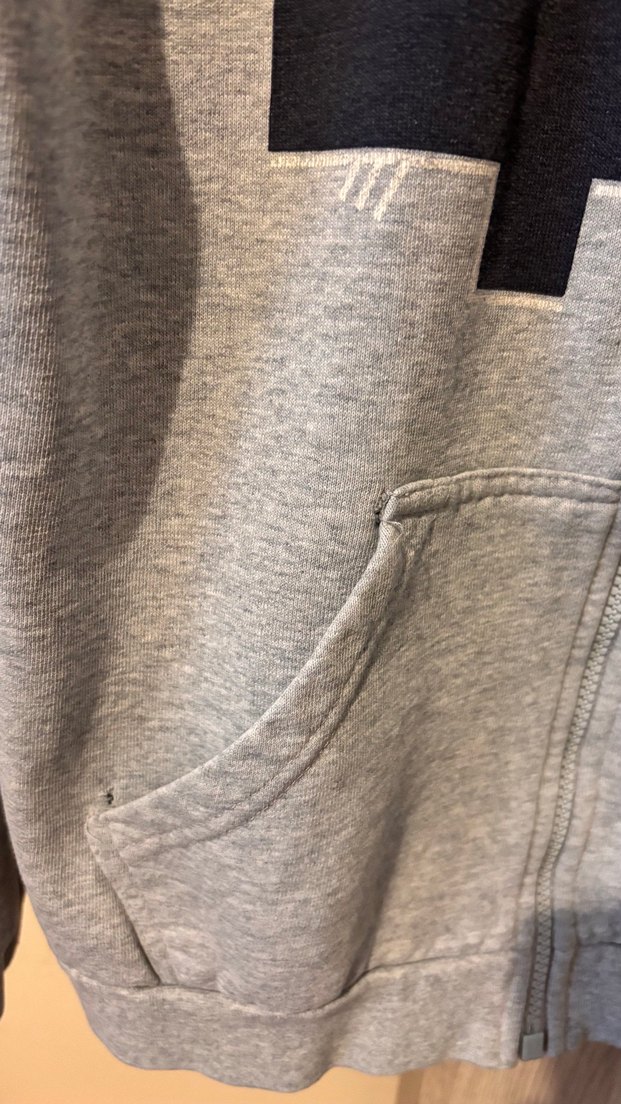 Gri Kapüşonlu Erkek Sweatshirt - Görsel 2