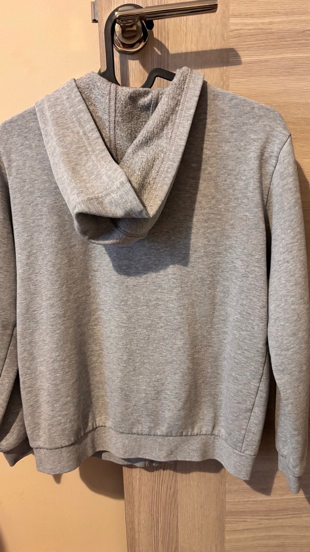 Gri Kapüşonlu Erkek Sweatshirt - Görsel 3