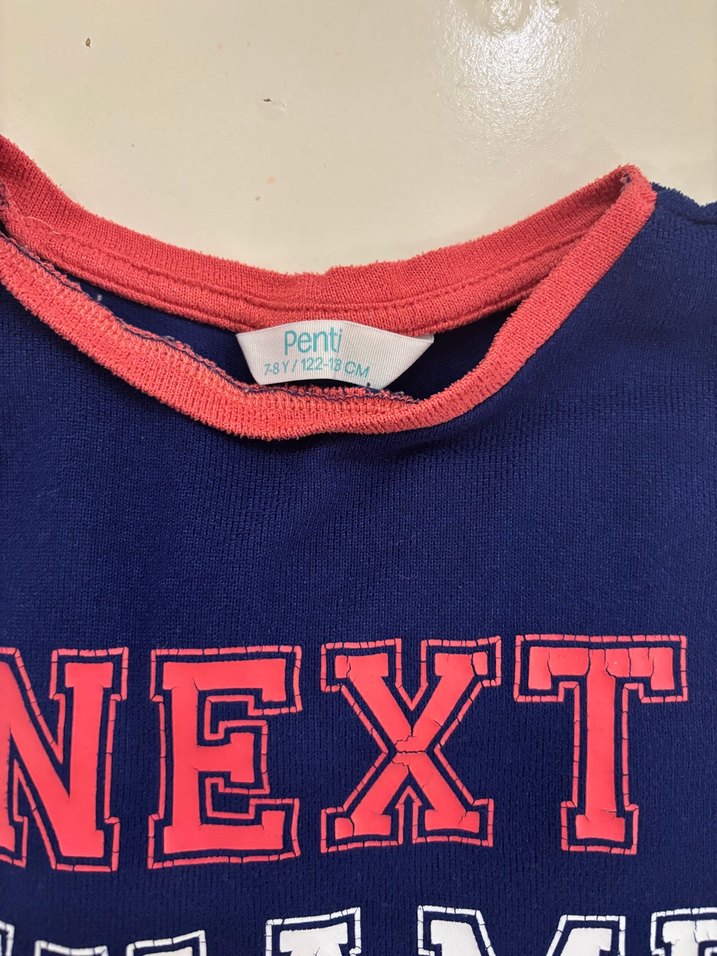 Penti Erkek Çocuk Kırmızı Baskılı Pamuklu Pijama Takımı - Görsel 2