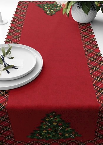 Yılbaşı desen runner - Görsel 4