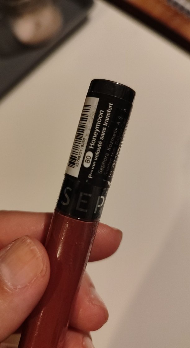 Sephora saten mat bitişli ruj 80 honeymoon - Görsel 2