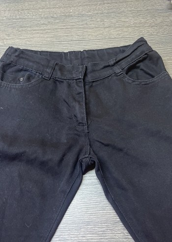 Gri Kadın Denim Kumaş Pantolon - Görsel 2