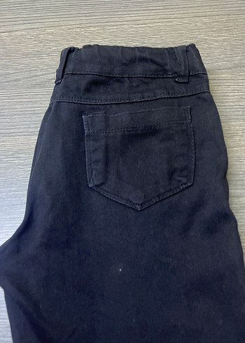 Gri Kadın Denim Kumaş Pantolon - Görsel 3