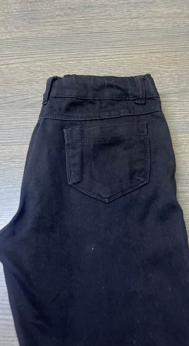 Gri Kadın Denim Kumaş Pantolon - Görsel 3