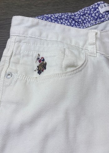 Beyaz  Kumaş Pantolon Midi Boy - Görsel 2