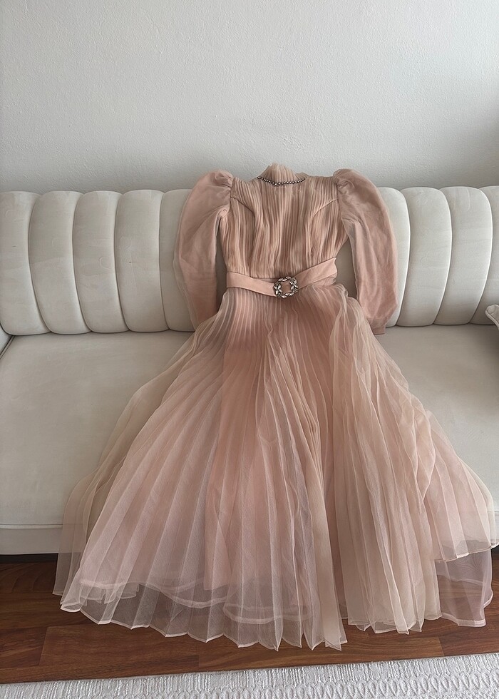 Tesettür elbise abiye - Görsel 3