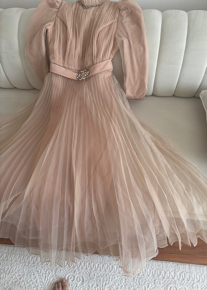 Tesettür elbise abiye - Görsel 4