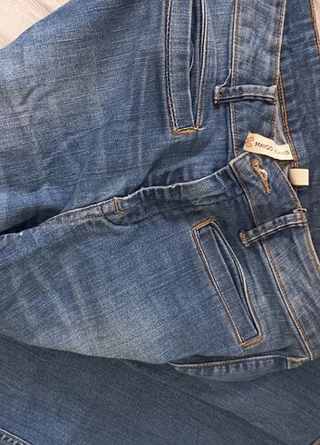 Mango ispanyo paça kot pantolon