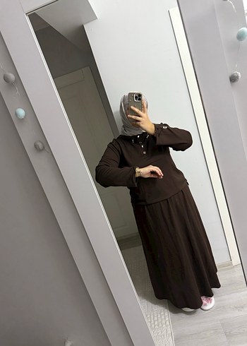 Kahverengi Etekli Takım - Görsel 3