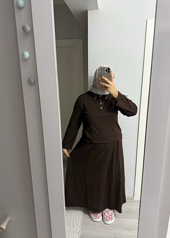 Kahverengi Etekli Takım - Görsel 2