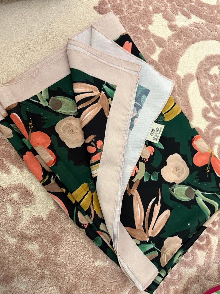 Çiçek Desenli Şal - Görsel 4