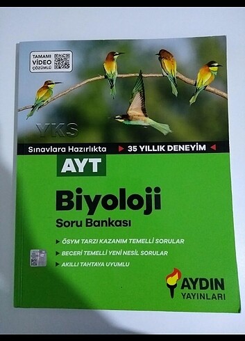 AYDIN YAYINLARI AYT BİYOLOJİ SORU BANKASI 