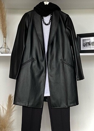 DERİ BLAZER CEKET