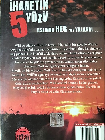  Beden Renk Harlan coben ihanetin 5 yüzü