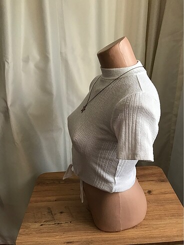 xs Beden beyaz Renk Bershka basic