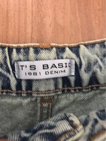s Beden mavi Renk Y2k grunge Yüksek bel şort jean