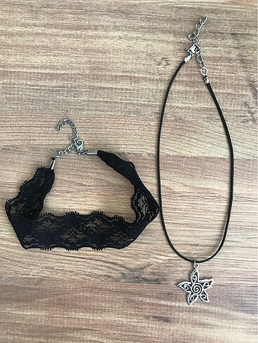 Beden çeşitli Renk Dantel yıldız choker