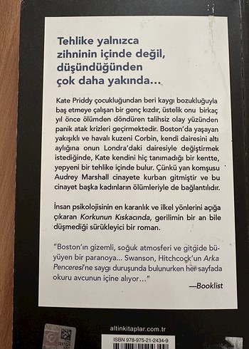 Beden Renk Korkunun Kıskacında - Peter Swanson