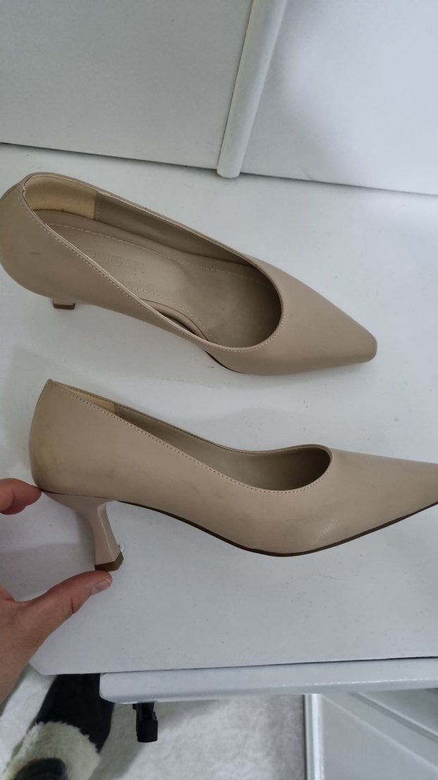 Bej Stiletto Topuklu Kadın Ayakkabı - Görsel 3