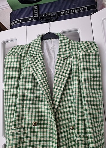 Yeni yeşil blazer ceket - Görsel 3