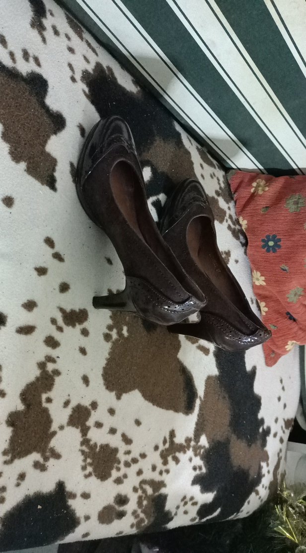 Kahverengi Klasik Topuklu Kadın Ayakkabı - Görsel 2