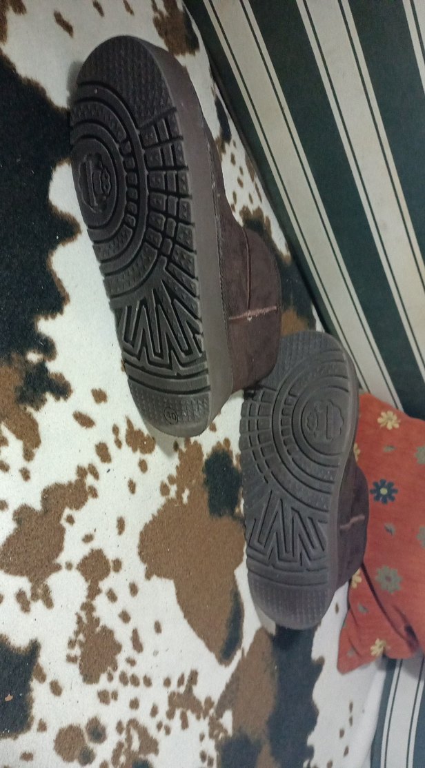 Kahverengi Kürklü Dolgu Topuklu Kadın Bot - Görsel 3