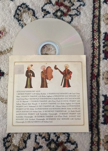 Sultan Bestekârlar Tarih Kitabı ve CD - Görsel 2