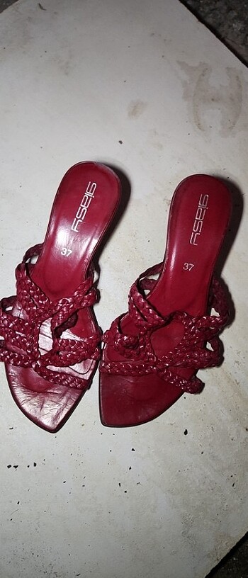 Bayan mini topuk sandalet