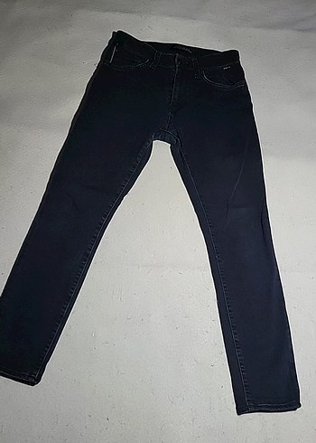 Erkek Siyah Denim Regular Fit Jean