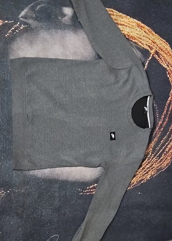 Nike Koyu Gri Minimal Triko Kazak